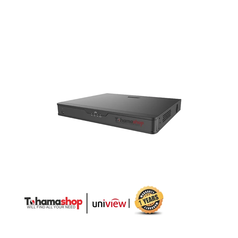 جهاز عرض و تسجيل شبكي يونيفيو 32 قناة بدقة 8 ميجا بكسل يدعم 2 هارد